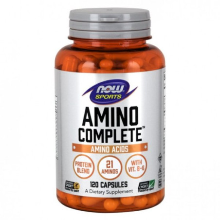 NOW Sports - Amino Complete 850 МГ - 120 Капсули