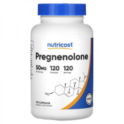 NUTRICOST - Pregnenolone 50 mg - 120 capsules