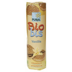 PURAL - БИО БИСКВИТИ С КРЕМ ВАНИЛИЯ - 300 g