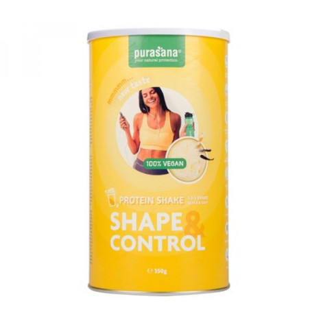 PURASANA - БИО ВЕГАН ПРОТЕИНОВ ШЕЙК "SHAPE & CONTROL" ВАНИЛИЯ - 350 г