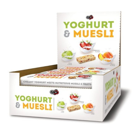 Pure Nutrition - YOGHURT and MUESLI BAR - 22 броя по 30 g - BOX