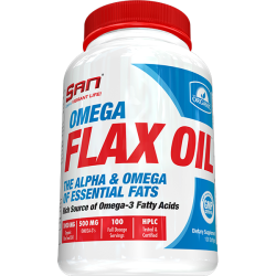 SAN - Omega Flax Oil - 100 дражета