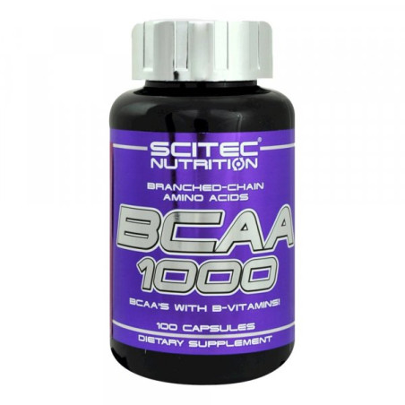 SCITEC - BCAA 1000 - 100 Капсули