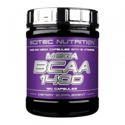 SCITEC - Mega BCAA 1400 - 180 Капсули