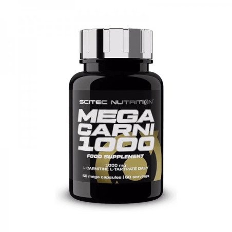 SCITEC - Mega Carni 1000 - 60 capsules