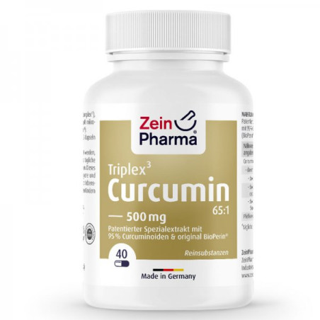ZEINPHARMA - CURCUMIN Triplex³ – 40 capsules