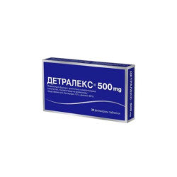Детралекс таблетки при разширени вени и хемороиди 500мг х30