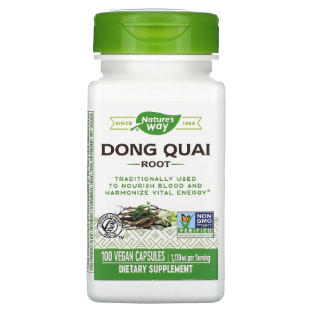 Dong Quai Root/ Китайска ангелика (корен) 565 mg x 100 капсули Nature’s Way
