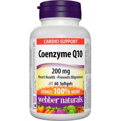 Coenzyme Q10 / Коензим Q10, 200 mg, 60 софтгел капсули