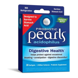 Pearls® Probiotic / Пърлс® Пробиотик, 1 млрд. активни пробиотици x 30 софтгел капсули Nature’s Way