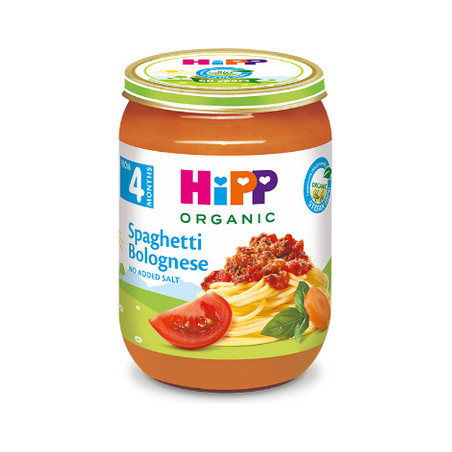 HIPP 9% ДДС пюре спагети болонезе 6230, пюре, 190 гр