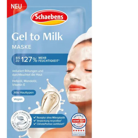 Schaebens трансформираща гел маска за лице 2х5ml