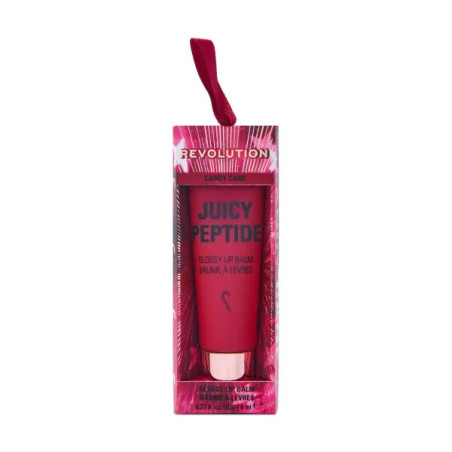 Revolution гланцов балсам за устни в подаръчна опаковка Juicy Peptide Candy Cane