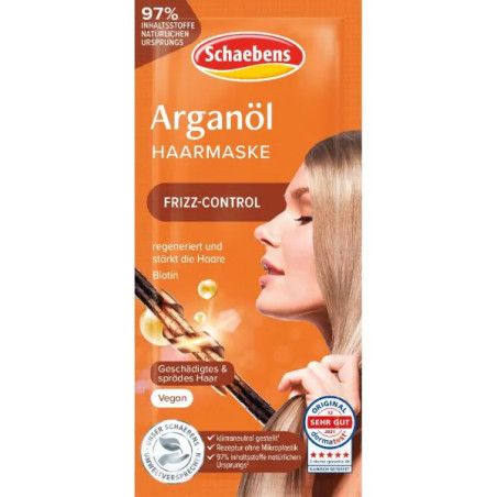 Schabens маска за коса с Арган 20мл Frizz Control 20мл
