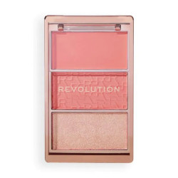 Revolution палитра руж Blush Icon Authentic Peach 3 цвята