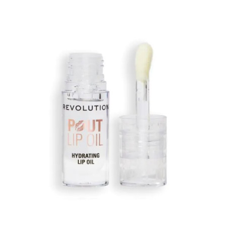 Makeup Revolution олио за устни Pout Lip Lychee Clear