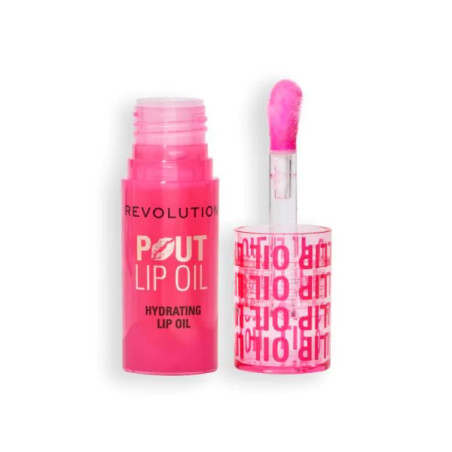 Makeup Revolution олио за устни Pout Lip Watermelon Pink