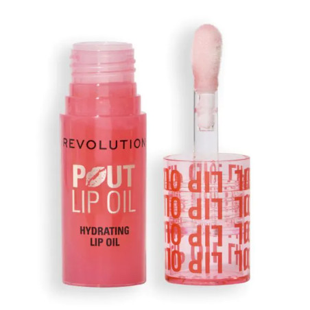Makeup Revolution олио за устни Pout Lip Juicy Peach
