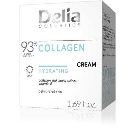 Delia хидратиращ крем за лице Collagen 50мл