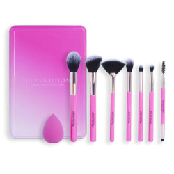 Makeup Revolution подаръчен комплект четки за грим The Brush Edit 9 части