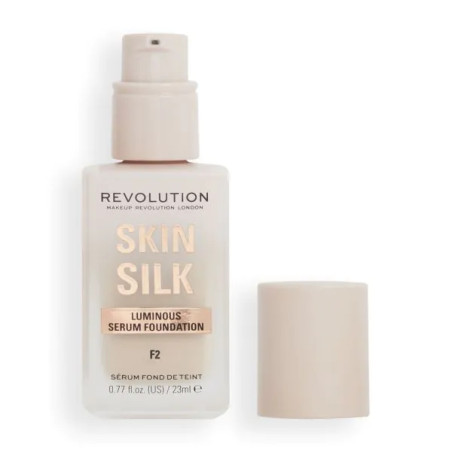 Makeup Revolution озаряващ серум фон дьо тен Skin Silk F2