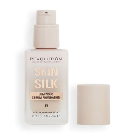 Makeup Revolution озаряващ серум фон дьо тен Skin Silk F3