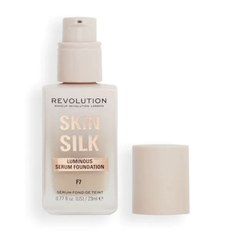 Makeup Revolution озаряващ серум фон дьо тен Skin Silk F7