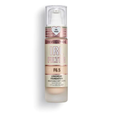 Makeup Revolution дълготраен фон дьо тен IRL Filter F6.5