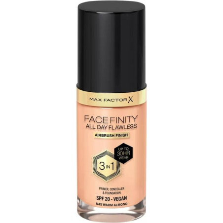 Max Factor Foundation All Day Flawless 3in1 № 45, "Warm Almond"