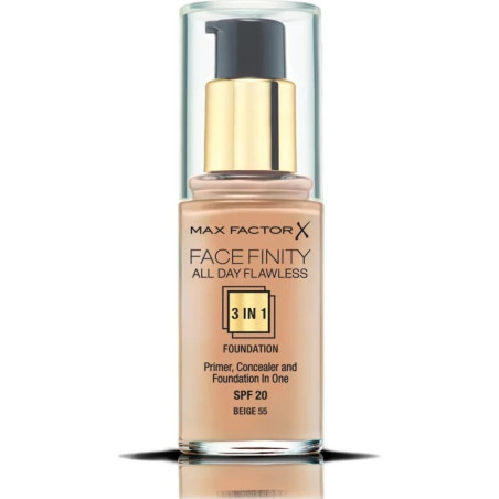 Max Factor Foundation All Day Flawless 3in1 № 55, "Beige"