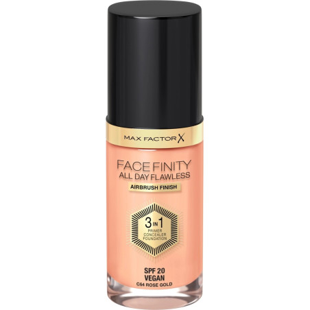 Max Factor Foundation All Day Flawless 3in1 № 64, "Rose Gold"