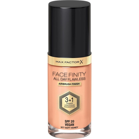 Max Factor Foundation All Day Flawless 3in1 № 77, "Soft Honey"