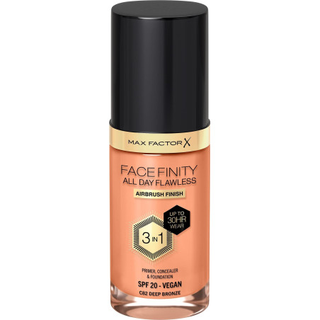 Max Factor Foundation All Day Flawless 3in1 № 82, "Deep Bronze"