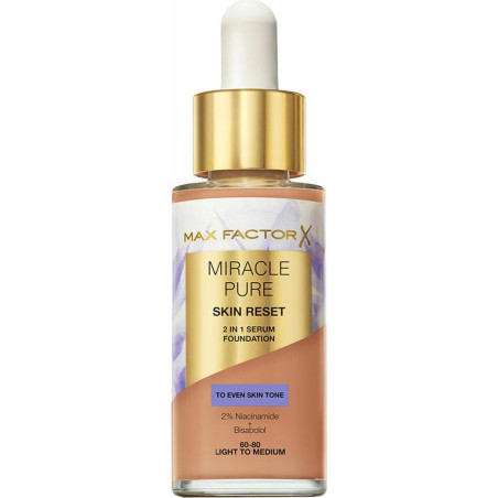 Max Factor Miracle Pure Serum Foundation 60-80 "Light to Medium"