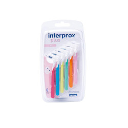 DENTAID интердентални четки за зъби INTERPROX PLUS 2G mix   6 бр. блистер