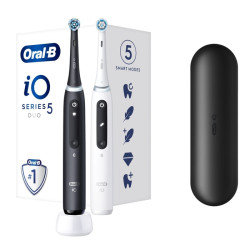 ORAL-B Комплект Ел.Четка Io5 Duo Black+White, козметика