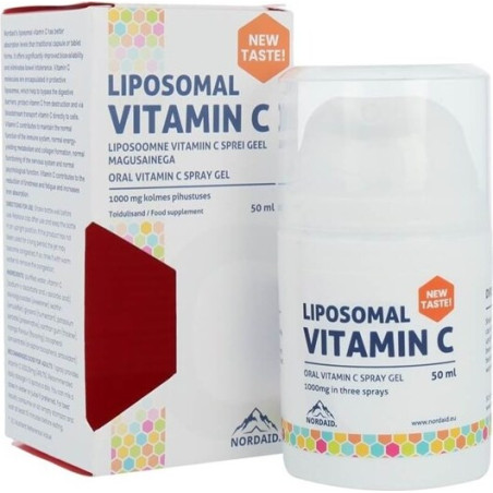Имунитет - Липозомен Витамин С  - спрей-гел за уста с вкус на манго, 50 ml Nordaid