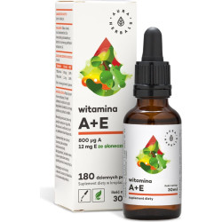 Зрение и имунитет - Витамин А (800 μg) + Е (12 mg), 30 ml капки Aura Herbals