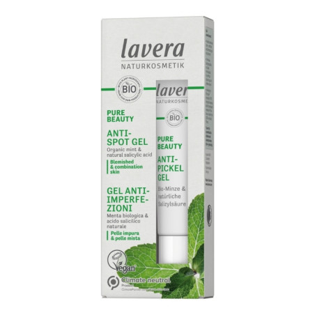 lavera Pure Beauty Гел против пъпки с  мента 15 мл