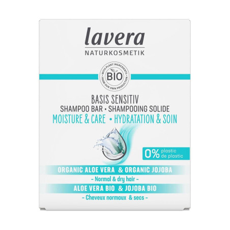 lavera Basis Sensitiv Блокче шампоан Moisture & Care 50 г