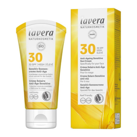 lavera Слънцезащитен крем за лице Anti-age SPF 30 50 мл