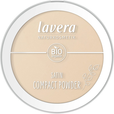 lavera компактна пудра Satin -Medium 02-