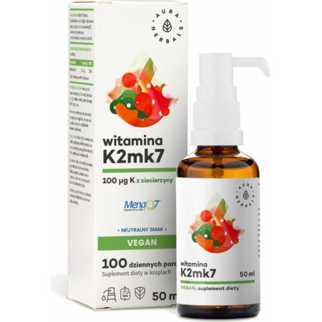 Кости и стави - Витамин K2 (веган формула), 50 ml капки