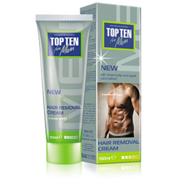 Депилиращ крем за мъже Top Ten, 150 ml