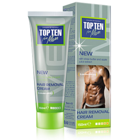 Депилиращ крем за мъже Top Ten, 150 ml