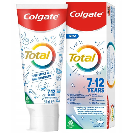 Паста за зъби Colgate  Total за деца 50 мл 7-12 години