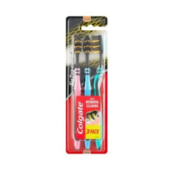 Четка за зъби Colgate  Zig Zag Charcoal Medium 3pack