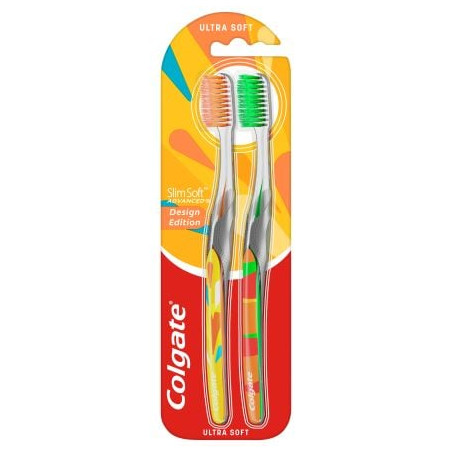 Четка за зъби Colgate  Slim Soft Advanced 2pack