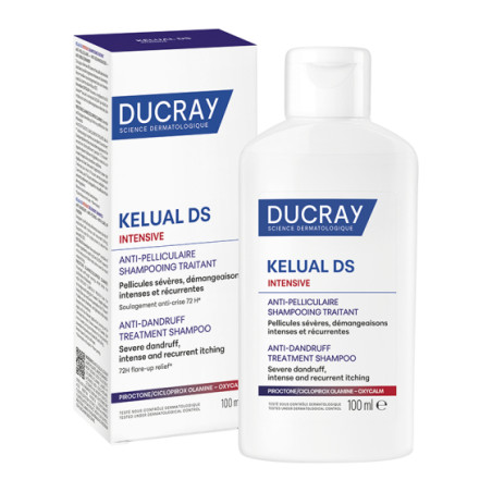 Ducray Kelual DS Intensive Третиращ шампоан против тежък пърхот и сърбеж 100мл