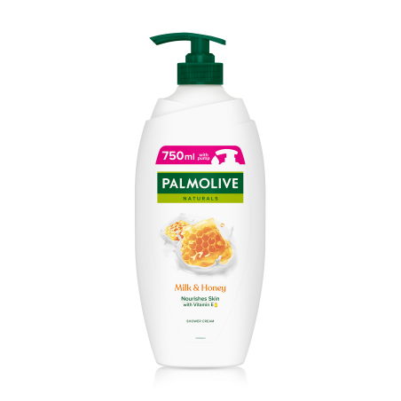 Душ гел Palmolive 750 мл Milk & Honey с помпа